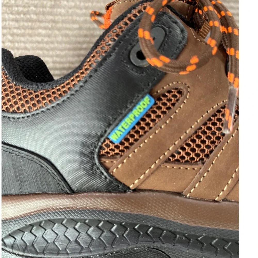 Gravity Defyer G-Defy Ion Mens 9 Brown‎ Waterproof Hiking Shoes NWOT